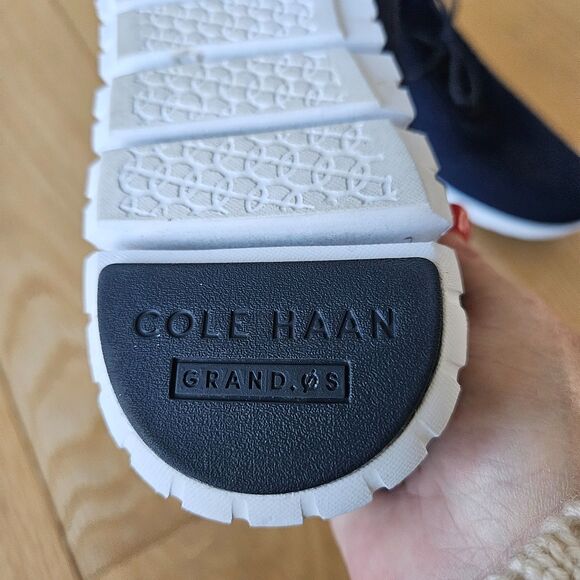 Cole Haan Womens Zerogrand Running Shoes Navy Blue W06730 Low Top Lace Up 9B - Picture 6 of 9